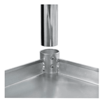 Global Industrial 430 Stainless Steel Table, 72