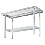 Global Industrial 430 Stainless Steel Table, 72