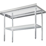 Global Industrial 430 Stainless Steel Table, 72