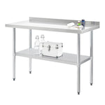 Global Industrial 430 Stainless Steel Table, 72