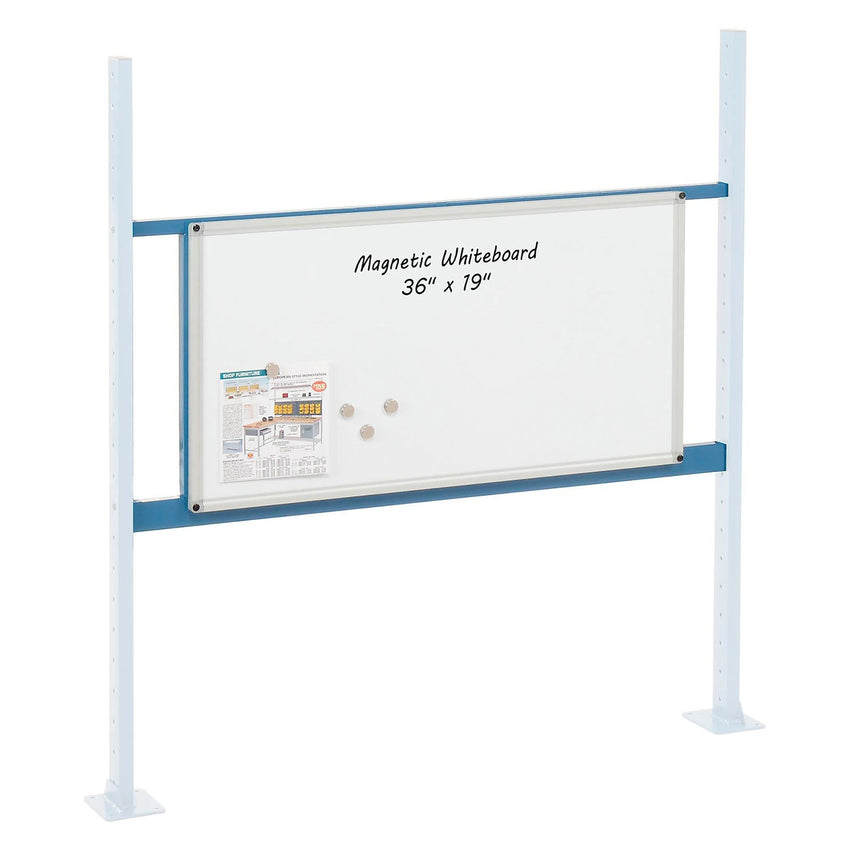 Global Industrial 36" Whiteboard Panel Kit, 48"W, Blue (GLB - 319178BL) - SchoolOutlet