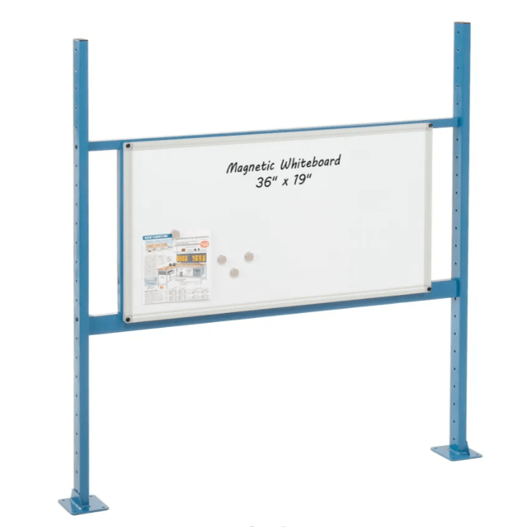Global Industrial 36" Whiteboard Panel Kit, 48"W, Blue (GLB - 319178BL) - SchoolOutlet