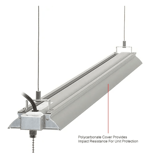 Global Industrial Aluminum LED Light Kit For Workbenches, 48"W (GLB - 319403) - SchoolOutlet