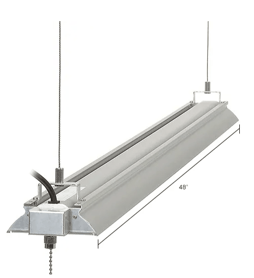 Global Industrial Aluminum LED Light Kit For Workbenches, 72"W (GLB - 319405) - SchoolOutlet