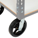 Global Industrial Boltless Shelf Truck w/4 Shelves & Rubber Casters, 36
