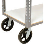 Global Industrial Boltless Shelf Truck w/5 Shelves & Rubber Casters, 36