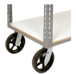 Global Industrial Boltless Shelf Truck w/5 Shelves & Rubber Casters, 48
