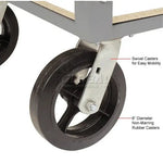 Global Industrial Boltless Shelf Truck w/5 Shelves & Rubber Casters, 48