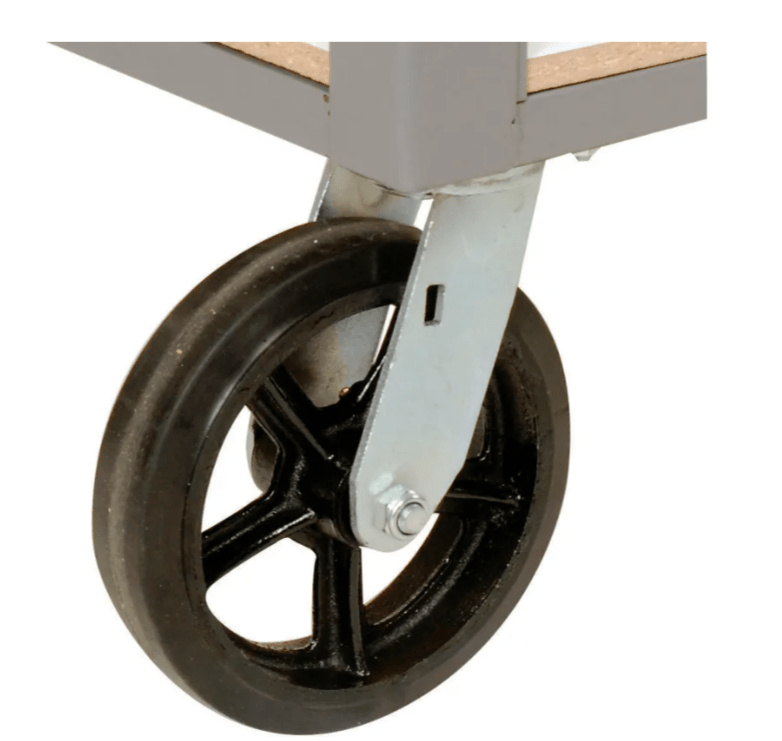 Global Industrial Boltless Shelf Truck w/4 Shelves & Rubber Casters, 60"L x 24"W x 68"H, Gray (GLB - 330429) - SchoolOutlet