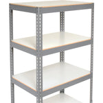 Global Industrial Boltless Shelf Truck w/4 Shelves & Rubber Casters, 60