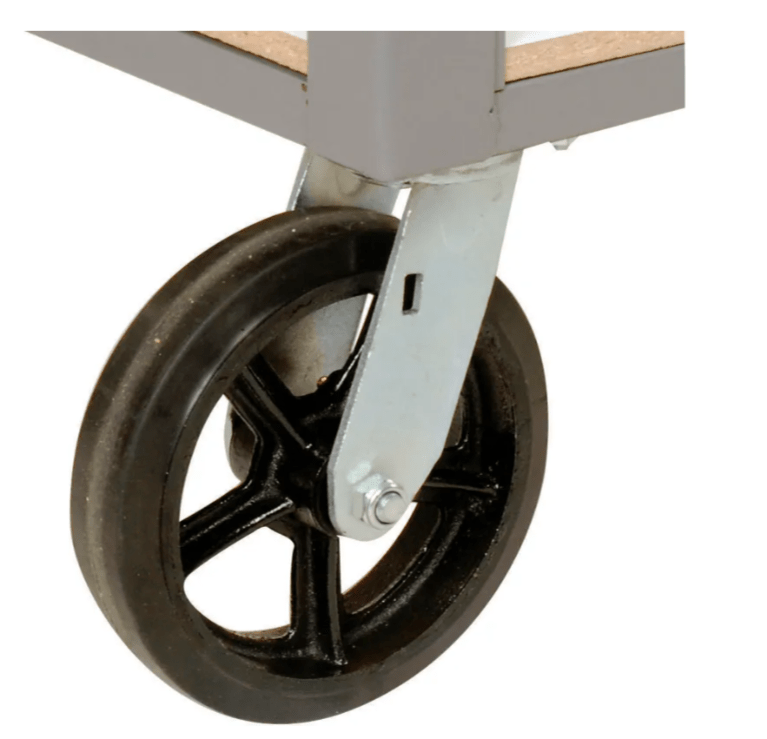 Global Industrial Boltless Shelf Truck w/5 Shelves & Rubber Casters, 60"L x 24"W x 68"H, Gray (GLB - 330432) - SchoolOutlet
