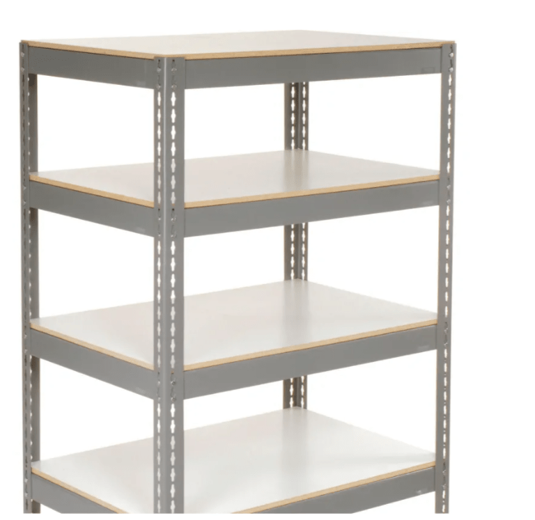 Global Industrial Boltless Shelf Truck w/5 Shelves & Rubber Casters, 60"L x 24"W x 68"H, Gray (GLB - 330432) - SchoolOutlet