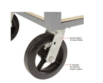 Global Industrial Boltless Shelf Truck w/5 Shelves & Rubber Casters, 60