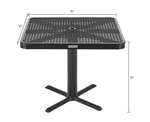 Global Industrial Outdoor Dining Set 36
