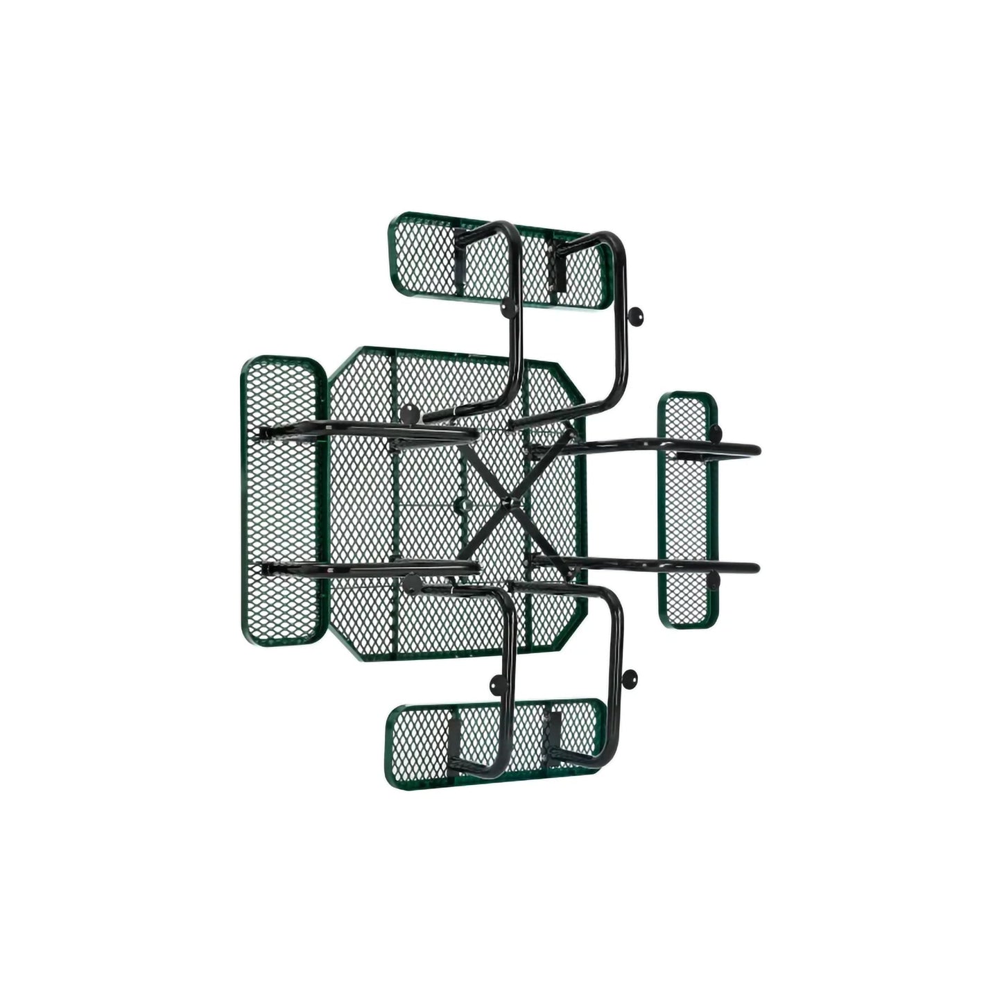 Global Industrial 46" Octagonal Picnic Table, Expanded Metal (GLB - 436982) - SchoolOutlet