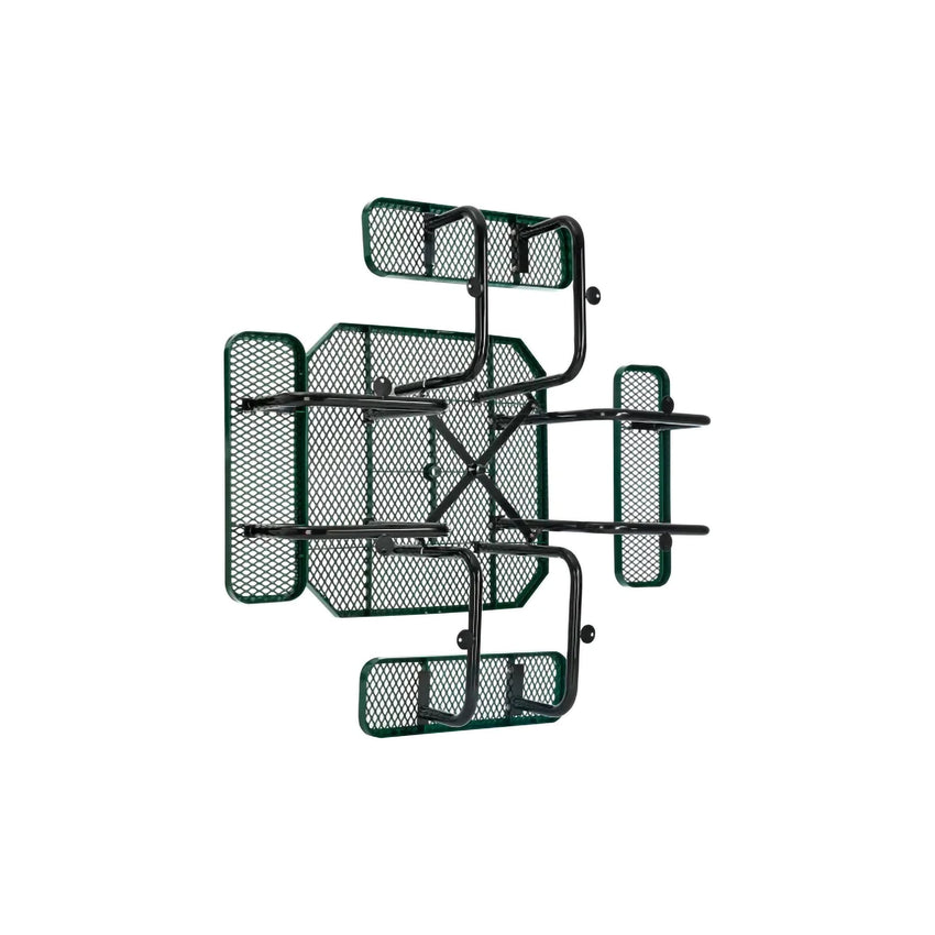 Global Industrial 46" Octagonal Picnic Table, Expanded Metal (GLB - 436982) - SchoolOutlet