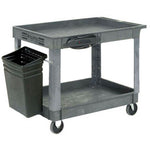 Global Industrial Utility Cart w/ 2 Shelves & 5