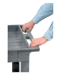 Global Industrial Utility Cart w/ 2 Shelves & 5