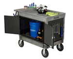 Global Industrial Utility Cart w/ 2 Shelves & 5