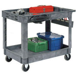 Global Industrial Utility Cart w/ 2 Shelves & 5