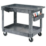 Global Industrial Utility Cart w/ 2 Shelves & 5