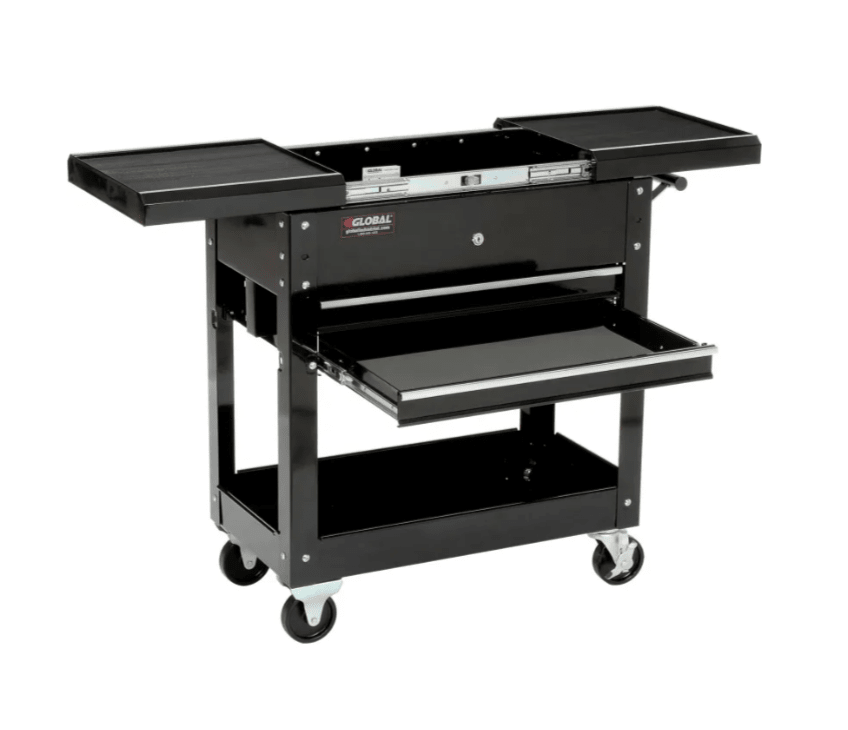Global Industrial 27"W 2 - Drawer Tool Cart With Sliding Top (GLB - 53415) - SchoolOutlet