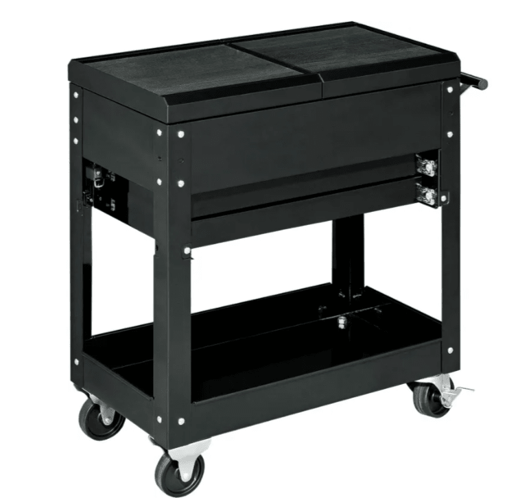Global Industrial 27"W 2 - Drawer Tool Cart With Sliding Top (GLB - 53415) - SchoolOutlet