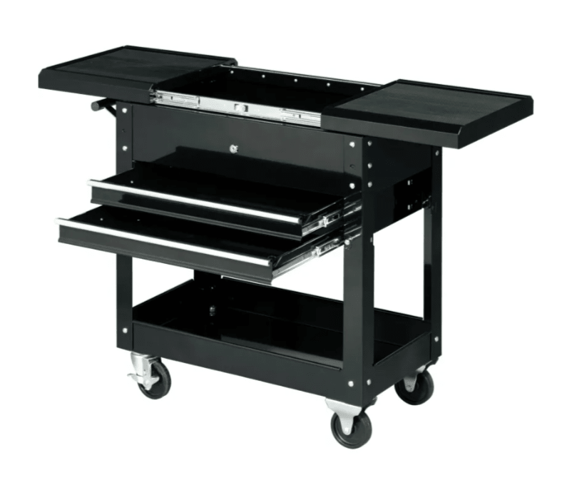 Global Industrial 27"W 2 - Drawer Tool Cart With Sliding Top (GLB - 53415) - SchoolOutlet