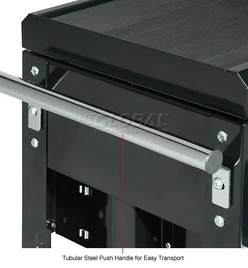 Global Industrial 27"W 2 - Drawer Tool Cart With Sliding Top (GLB - 53415) - SchoolOutlet