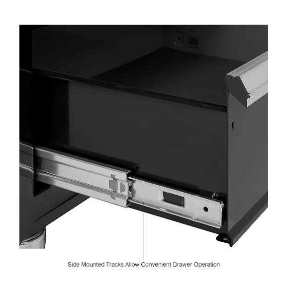Global Industrial 5 Drawer Roller Tool Cabinet - 26 - 3/8"W x 18 - 1/8"D x 37 - 13/16"H (GLB - 535362) - SchoolOutlet
