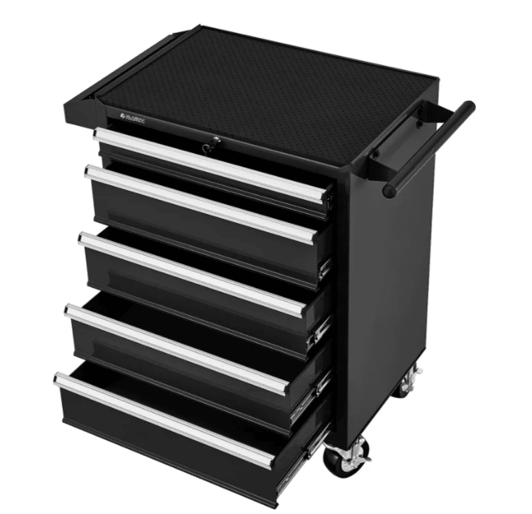 Global Industrial 5 Drawer Roller Tool Cabinet - 26 - 3/8"W x 18 - 1/8"D x 37 - 13/16"H (GLB - 535362) - SchoolOutlet