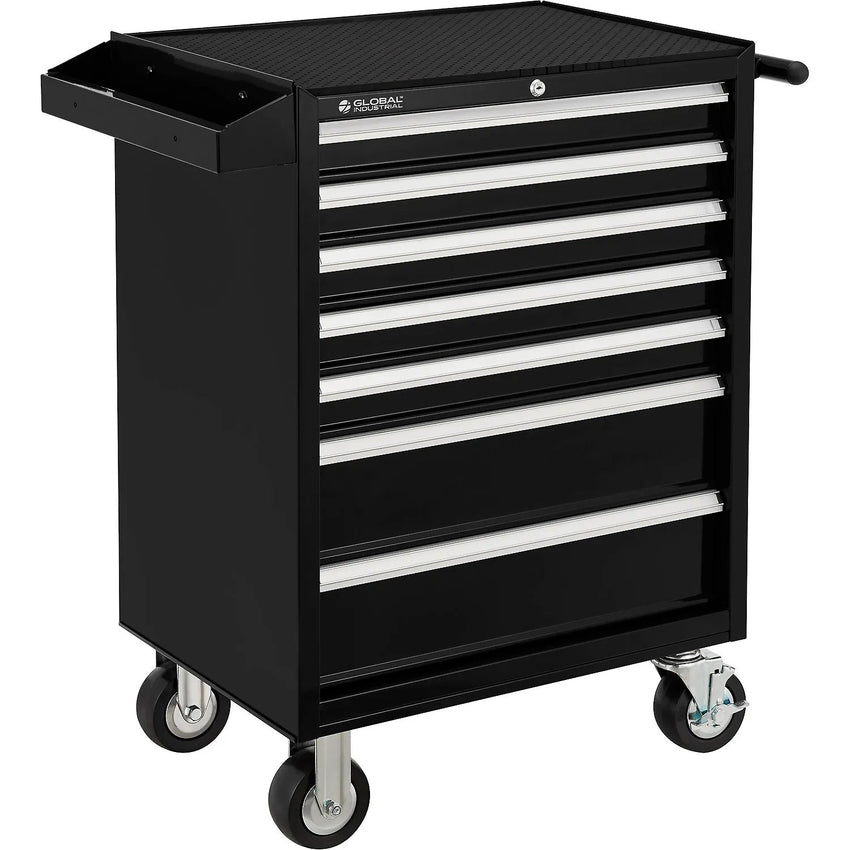 Global Industrial 7 Drawer Roller Tool Cabinet - 26 - 3/8"W x 18 - 1/8"D x 37 - 13/16"H (GLB - 535364) - SchoolOutlet