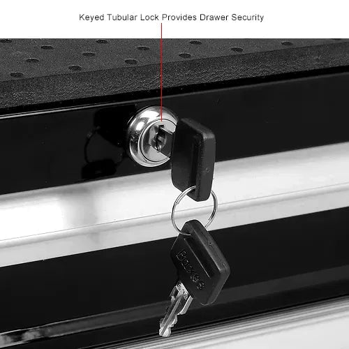 Global Industrial 7 Drawer Roller Tool Cabinet - 26 - 3/8"W x 18 - 1/8"D x 37 - 13/16"H (GLB - 535364) - SchoolOutlet