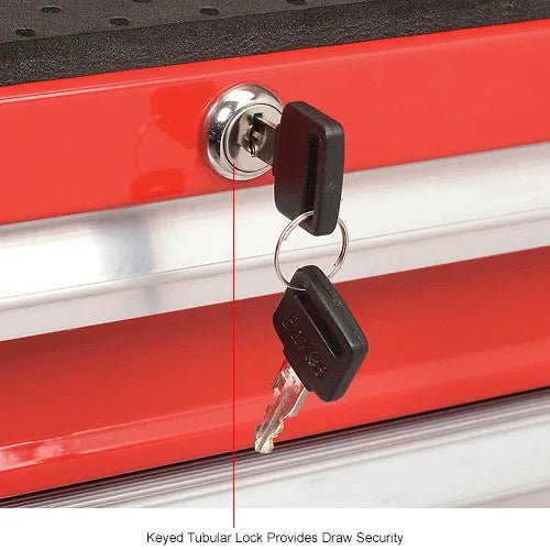 Global Industrial 13 Drawer Roller Tool Cabinet & Chest Combo - 26 - 3/8"W x 18 - 1/8"D x 52 - 9/16"H (GLB - 53548X) - SchoolOutlet