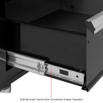 Global Industrial 11 Drawer Black Roller Tool Cabinet & Chest Combo - 26 - 3/8