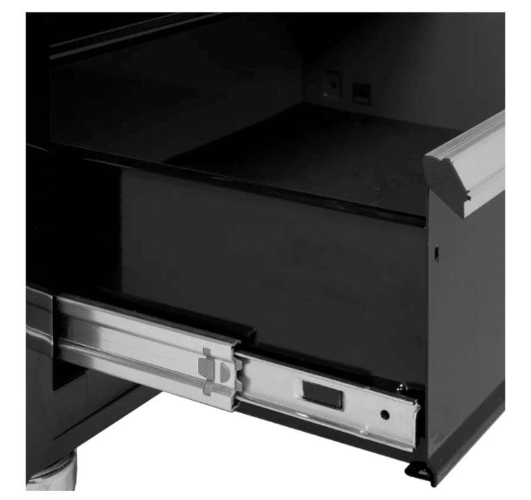 Global Industrial 11 Drawer Black Roller Tool Cabinet & Chest Combo - 26 - 3/8"W x 18 - 1/8"D x 52 - 9/16"H (GLB - 535490) - SchoolOutlet