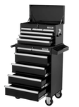 Global Industrial 11 Drawer Black Roller Tool Cabinet & Chest Combo - 26 - 3/8