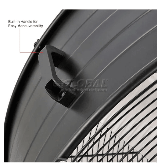Global Industrial 42" Portable Drum Blower Fan, 17600 CFM, 1 HP, 1 Phase (GLB - 600554) - SchoolOutlet