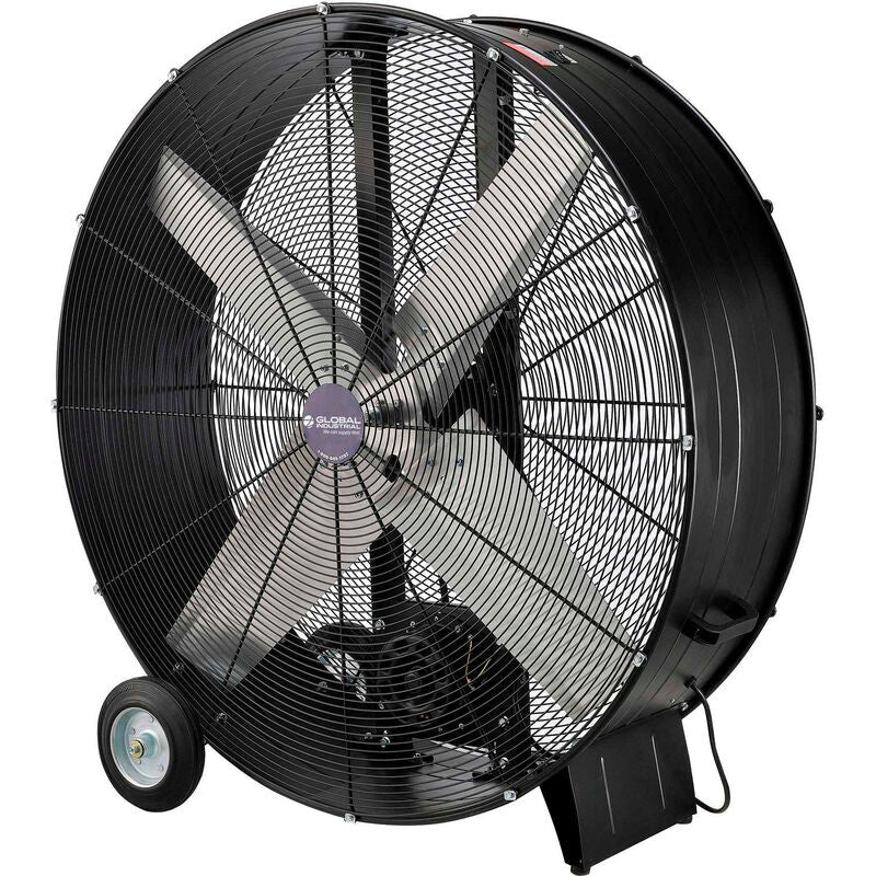 Global Industrial 42" Portable Drum Blower Fan, 17600 CFM, 1 HP, 1 Phase (GLB - 600554) - SchoolOutlet