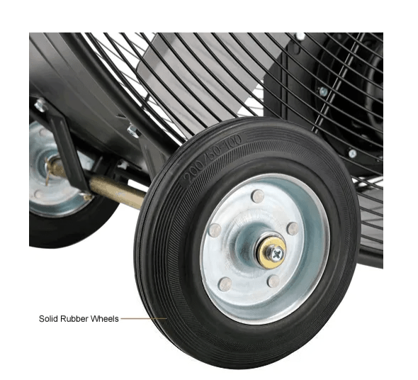 Global Industrial 42" Portable Drum Blower Fan, 17600 CFM, 1 HP, 1 Phase (GLB - 600554) - SchoolOutlet
