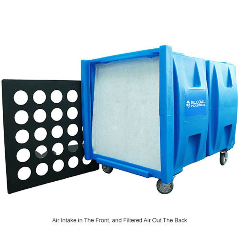 Global Industrial Commercial Air Scrubber & Negative Air Machine w/HEPA Filter, 2000 CFM, 115V (GLB - 604216) - SchoolOutlet