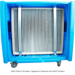 Global Industrial Commercial Air Scrubber & Negative Air Machine w/HEPA Filter, 2000 CFM, 115V (GLB - 604216) - SchoolOutlet