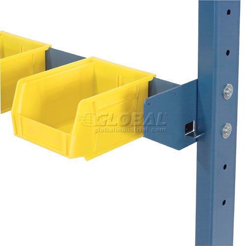 Global Industrial 48"W Bin Rail - Blue (GLB - 606941) - SchoolOutlet