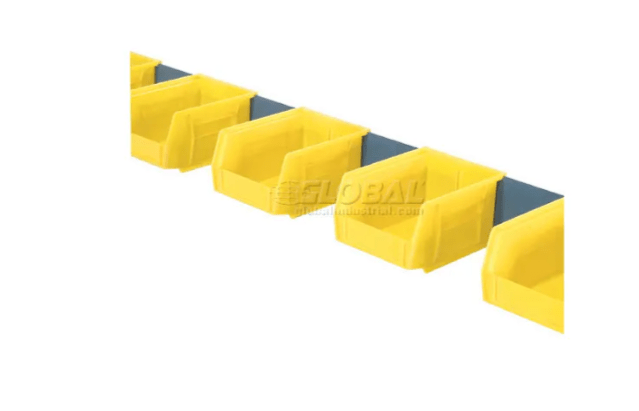 Global Industrial 72"W Bin Rail - Blue (GLB - 606943) - SchoolOutlet