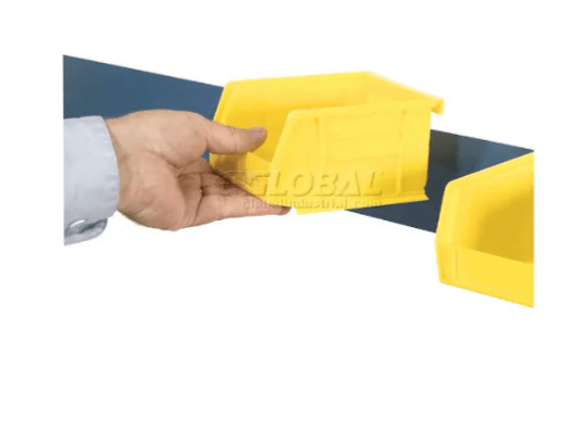 Global Industrial 72"W Bin Rail - Blue (GLB - 606943) - SchoolOutlet