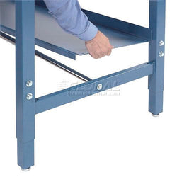 Global Industrial Steel Lower Shelf, 60"W x 14"D, Blue (GLB-606950)