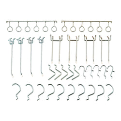 Global Industrial Pegboard Hooks, Pack of 30 (GLB-606968)