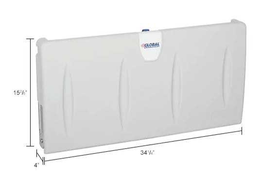 Global Industrial Baby Changing Station (GLB - 641430) - SchoolOutlet