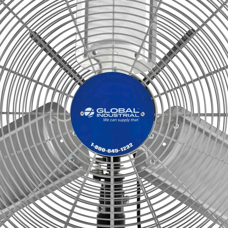 Global Industrial 30" Deluxe Oscillating Pedestal Fan, 3 Speed, 10,000 CFM, 320W, 1/2 HP (GLB - 652299) - SchoolOutlet