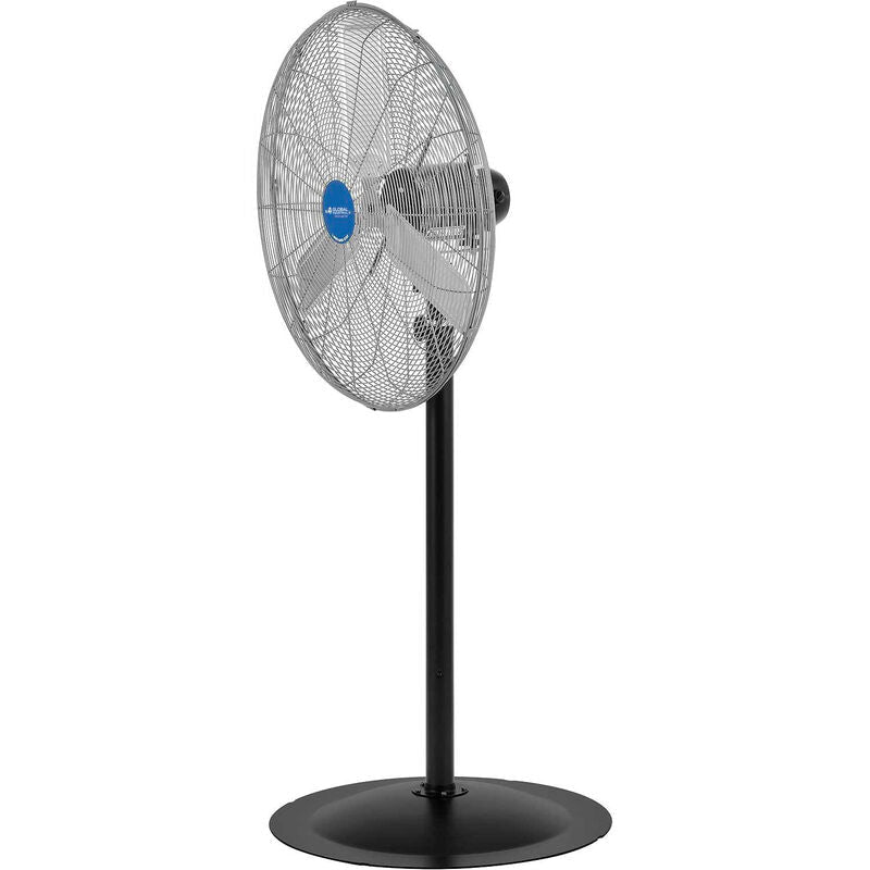 Global Industrial 30" Deluxe Oscillating Pedestal Fan, 3 Speed, 10,000 CFM, 320W, 1/2 HP (GLB - 652299) - SchoolOutlet
